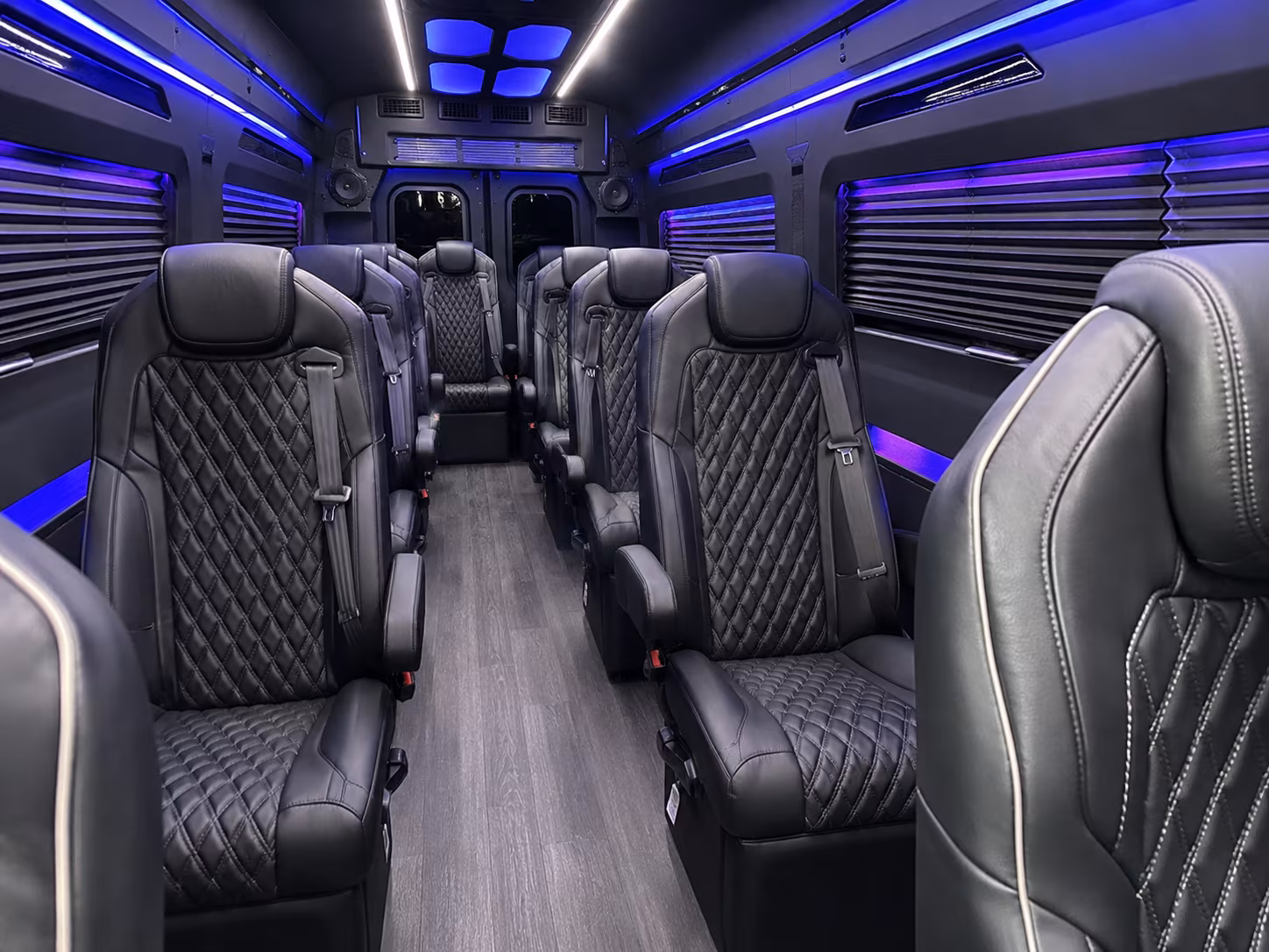yucaipa wedding transportation onboard seating